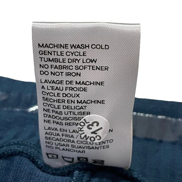 NWT Good American Seamless Rib High Waist Flare Pant - Twilight - 3/4 (L/XL) - Picture 12 of 14